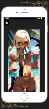 Descargar Adult puzzle-Sexy animate girl Juegos casuales para Android captura de pantalla 2