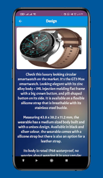 Descargar GT3 Max Smartwatch guide Educación para Android captura de pantalla 3