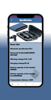Descargar M19 TWS Wireless Guide Libros y referencia para Android captura de pantalla 3