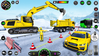 Descargar JCB Backhoe Loader Driving Simuladores para Android captura de pantalla 2