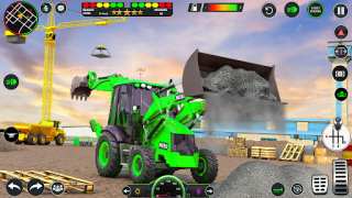 Descargar JCB Backhoe Loader Driving Simuladores para Android captura de pantalla 3