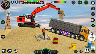 Descargar JCB Backhoe Loader Driving Simuladores para Android captura de pantalla 4