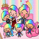 Descargar  Toka Boka Rainbow Hair Girl