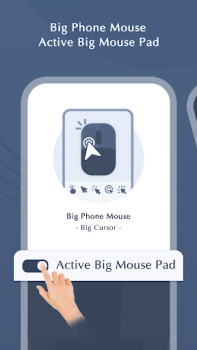 Descargar Big Phone Mouse - Big Cursor Herramientas para Android captura de pantalla 2
