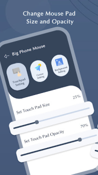 Descargar Big Phone Mouse - Big Cursor Herramientas para Android captura de pantalla 3