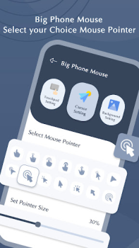 Descargar Big Phone Mouse - Big Cursor Herramientas para Android captura de pantalla 4