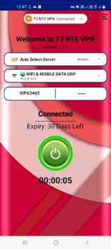 Descargar T2 NTE VPN Herramientas para Android captura de pantalla 3