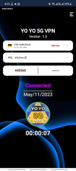 Descargar Yo Yo 5G VPN - Fast & Safe VPN Herramientas para Android captura de pantalla 6