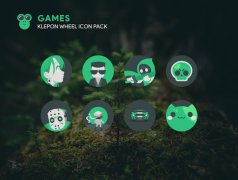 Descargar Klepon Wheel: Dark Icon Pack Personalización para Android captura de pantalla 2