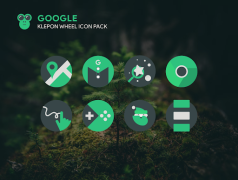 Descargar Klepon Wheel: Dark Icon Pack Personalización para Android captura de pantalla 3