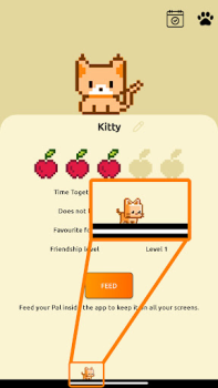 Descargar Pixel Pals - Nav bar pets Simuladores para Android captura de pantalla 2
