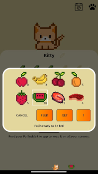 Descargar Pixel Pals - Nav bar pets Simuladores para Android captura de pantalla 4