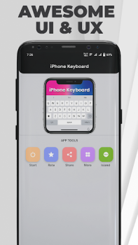 Descargar iPhone Keyboard Pro - iOS Personalización para Android captura de pantalla 7