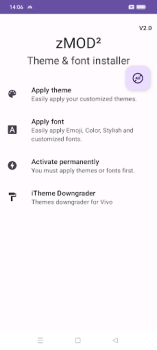 Descargar zMOD² - Theme & Font Installer Herramientas para Android captura de pantalla 5