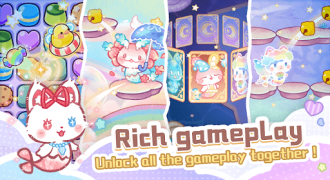 Descargar Lovely Cat:Mercat Castle Juegos casuales para Android captura de pantalla 4