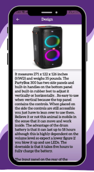Descargar jbl partybox 300 guide Educación para Android captura de pantalla 4