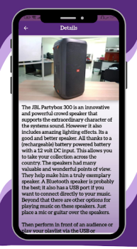 Descargar jbl partybox 300 guide Educación para Android captura de pantalla 5