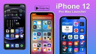 Descargar iphone 12 pro max launcher Personalización para Android captura de pantalla 2