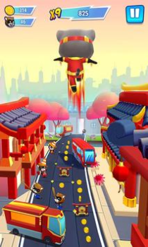 Descargar Talking Tom Hero Dash Juegos de acción para Android captura de pantalla 2
