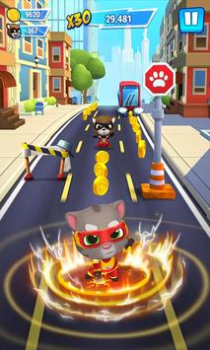 Descargar Talking Tom Hero Dash Juegos de acción para Android captura de pantalla 5