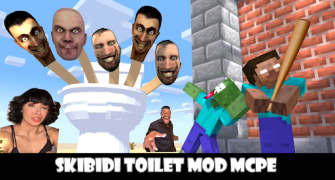 Descargar Skibidi Toilet Mod Minecraft Entretenimiento para Android captura de pantalla 4