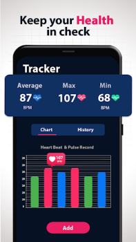 Descargar Monitor de ritmo cardíaco Medicamento para Android captura de pantalla 4