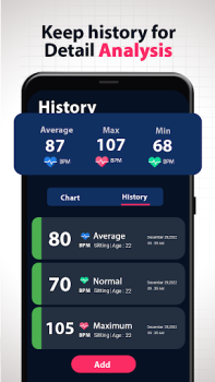 Descargar Monitor de ritmo cardíaco Medicamento para Android captura de pantalla 6