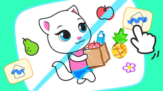 Descargar Talking Ginger Coloring Educación para Android captura de pantalla 3