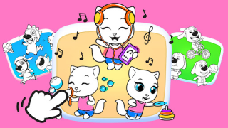 Descargar Talking Ginger Coloring Educación para Android captura de pantalla 4