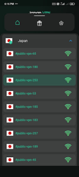 Descargar Japan VPN Proxy - VPN Master Trabajo para Android captura de pantalla 2