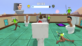 Descargar Camera Man vs Toilet Head TPS Juegos de acción para Android captura de pantalla 4