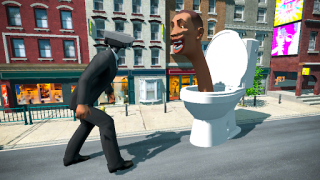 Descargar Skibidi Cameraman Toilet Mod Aventuras para Android captura de pantalla 4