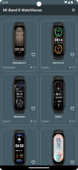 Descargar Mi Band 8 WatchFaces Personalización para Android captura de pantalla 2