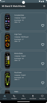 Descargar Mi Band 8 WatchFaces Personalización para Android captura de pantalla 4