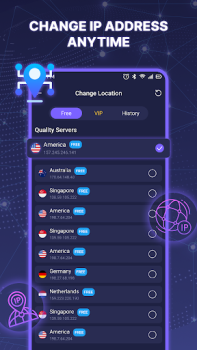 Descargar VPN - Fast Secure Proxy Herramientas para Android captura de pantalla 5