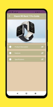 Descargar Xiaomi Mi Band 7 Pro Guide Herramientas para Android captura de pantalla 2