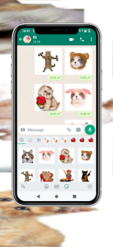Descargar Memes Pegatinas Gatos Comunicación para Android captura de pantalla 5