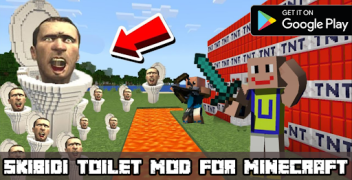 Descargar Skibidi Toilet 3 mod Minecraft Personalización para Android captura de pantalla 4