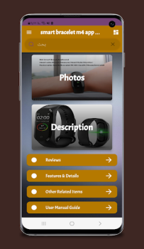 Descargar Smart bracelet m4 guide Estilo de vida para Android captura de pantalla 2
