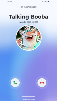 Descargar Scary Talking Booba Fake Call Entretenimiento para Android captura de pantalla 4