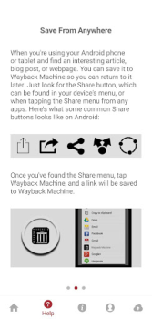 Descargar Wayback Machine Social para Android captura de pantalla 5