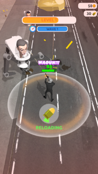 Descargar Skibidi War - Toilets Attack Juegos de acción para Android captura de pantalla 4