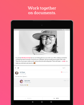 Descargar Writer - Escriba, debate, sinc Trabajo para Android captura de pantalla 5