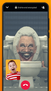 Descargar Skibidi Toilet Llamada Falsa Entretenimiento para Android captura de pantalla 7