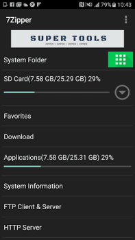 Descargar 7Zipper - explorador de archiv Herramientas para Android captura de pantalla 3