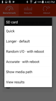 Descargar A1 SD Bench Herramientas para Android captura de pantalla 3