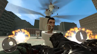 Descargar Skibidi Toilet 3D Shooting Juegos de acción para Android captura de pantalla 2