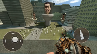 Descargar Skibidi Toilet 3D Shooting Juegos de acción para Android captura de pantalla 5