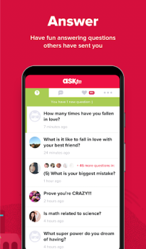 Descargar ASKfm: Pregunta & Chat Anónimo Social para Android captura de pantalla 4