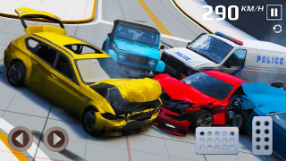 Descargar Auto Crash Test Car Simulator Raza para Android captura de pantalla 2